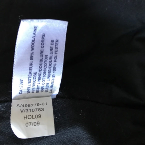 Gap - Grey Tweed Fitted Button up Jacket - Picture 9 of 10